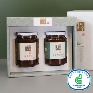 장바우 선물세트A (조청 600g + 생강조청 600g)